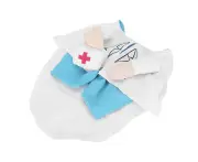 Mini Cute Funny Cat Clothes Doctor Suit Dressing Up Costume Clothing Pet Supplies(White Type 4)