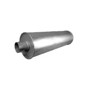 Redback Universal Truck Muffler - 7" Round 24" Long ID 3" C/C Aluminised