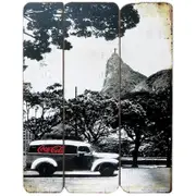 Coca Cola Coke Wood Wall Plaque Landscape Rio