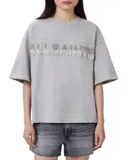 Allsaints Amelie Pearl Oversized Tee