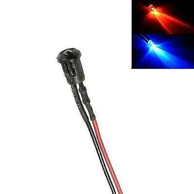 Alternating Red & Blue Small 3mm LED Car, Boat, Caravan Dummy Fake Alarm