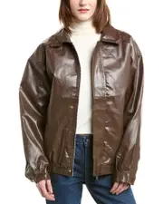 SERENETTE Bomber Jacket Brown