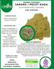 50-500 gr POWDER ACHYRANTHES ASPERA HORSEWHIP LEAF JARONG ORGANIC NATURAL HERBAL
