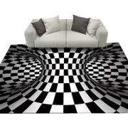 Catzon Optical Illusion Carpet 3D Washable Non-slip for Bedroom Living Room-13