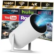 Mini Projector with WIFI 6 and Bluetooth, 4K 1080P M-P1Cost-effective Version