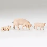 Fontanini 5" Scale Pigs Set Nativity Figurine 54081 NEW