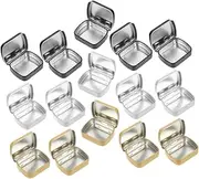 CRILSTYLEO 15pcs Mini Tin Box Small Iron Can Iron Jar Tin Container with Lid Iron Storage Boxes Iron Storage Container Small Objects Organizer Iron Tea Leaves Can Spice Container Cream Case