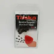 BNIP Taska Black Baseline Tungsten Oval Beads 8mm x10