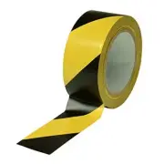 Black & Yellow Hazard Warning Safety Stripe Tape � 2 Inch x 108 Feet