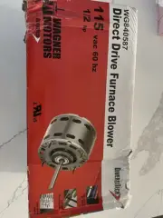 Wagner Motors WG840587 Direct Drive Furnace Motor new in open box