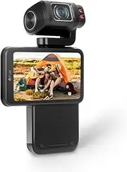 M3 Digital Video Camera WiFi Camcorder Portable Video Recorder with 3.5in Screen 180°Rotatable 120°Wide Angle IR Night Vision Support Wirel Control 256GB ry Card for Vlog