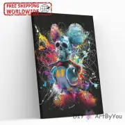 Paint By Numbers Canvas Art Draw Artist Poster Oil Kit Home Skeleton Abstract