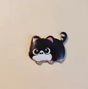 Tuxedo Little Kitty Cat Magnetic Needle Minder Cross Stitch Embroidery