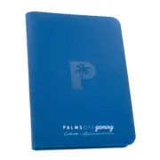 Palms Off Gaming Collectors Series 9 Pocket Zip Binder Blue