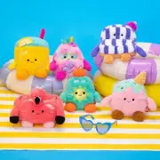 Bum Bumz Poolsidebumz 7.5” Full Set Of 6! NWT By Russ plush Plushies