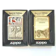 Lot #B Zippo 2 Pcs/Set Gettysburg 150th Anniversary Special Edition 28528 28506