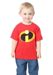 The Incredibles Baby Toddler Boys Red Short Sleeve T-Shirt 12M, 18M, 2T, 4T, 5T
