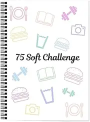 A4 Challenge Planner Notebook | Daily Management Tracking Journal - 75 Challenge Schedule Tracking Sheets For School Holidays Studying Travel Office Working