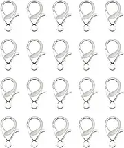 [PriceDumb] Gold Silver 12mm Stainless Steel Swivel Lobster Clasp Parrot Claw Hook Clip Closure Findings for Jewellery Making Necklace Bracelet Keyring