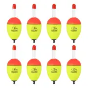 8pcs 2.5oz Float Fishing Bobbers EVA Fishing Float, Yellow