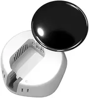 Barbuly Mini Portable Toothbrush Sterilizer Rechargeable Travel UVC Toothbrush Sterilizer Box White