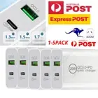 20W Dual USB Type-C Fast Wall Charger PD Charge Power Adapter For iphone Android