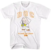 Back to The Future Cartoon Doc Brown Men's T Shirt