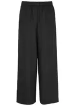 Eileen Fisher Wide-leg Linen Trousers - Black - S (UK 10-12 / M) S (UK 10-12 / M)