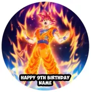 Dragon Ball edible image ICING cake topper personalised Anime 19cm decoration