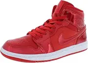[Nike] Jordan 1 Mid SE Women Red Pomegranate Limited Edition DH5894-600 (DH5894-600, Numeric_8)