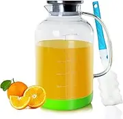 Goteble Glass Pitcher 102OZ, Glass Teapot, 3L Large Capacity Suitable for Large Family and Small Party