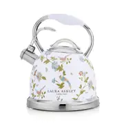 Laura Ashley 2.5L/10 Cup Stove Top Kettle Water Boiler Elveden White