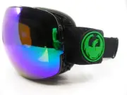 Dragon Snow Goggles X2s SPLIT- Lumalens Green Ionised+Lumalens Amber w/ Hardcase