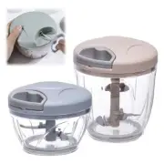500/900ML Garlic Chopper Manual Rotate Vegetable Cutter Chopper Slicer Fruit