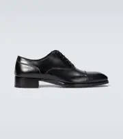 [Tom Ford] Tom Ford Elkan leather Oxford shoes UK 12 black
