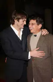 Actor Ashton Kutcher father Larry at the premiere of Just Married - Old Photo