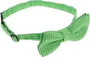 [LIFKOME] Green Bow Tie St. Patrick's Day Tie for Boys Formal Pre-tied Bowknot Baby Boys' Party Accessory Soft and Comfortable Toddler's Styling Choice