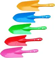 5Pcs Small Metal Gardening Shovel Portable Trowels for Planting Transplanting and Digging Garden Tools for Easy Weeding