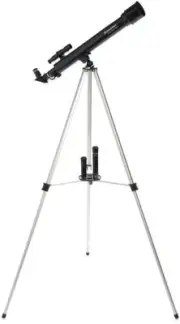 Celestron 21039 Power Seeker Telescope, Refractor, for Astronomical Use, Black