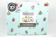 Peanuts Snoopy Berkshire Junk Food Snacks Sweets Twin Bed Sheet Set *** NEW ***