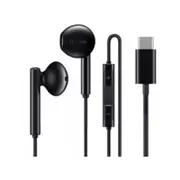 In Ear Type C Earphones Headphones Black Wired Earphones