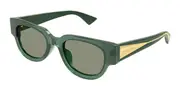 Bottega Veneta BV1278SA Asian Fit 003 Women’s Sunglasses Green Size 52