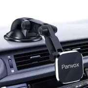 Magnetic Phone Car Mount, Universal Dashboard Windshield Car Phone Mount Hold...