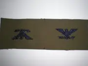 USAF BDU EMBROIDERED COLONEL RANK COLLAR INSIGNIA -1 PAIR