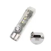 Aurora A5-G4 USB C Rechargeable Keychain Flashlight, 650 Lumens Super Bright