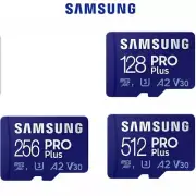 Micro SD SamSung 128GB/256GB/512GB PRO Plus Card microSDXC Class10 160MB/120MB