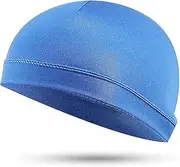 [Generic] Sports Men Cycling Cap ycle Bike Helmet Liner Running Skiing Cycle Beanie Cap Balaclava Headwear Light Blue Camouflage