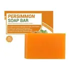 Persimmon Soap Bar for Body Odor Control, Deodorizing Body Wash with Goat Milk