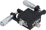 40x40mm XY Linear Stage, Cross Roller Micrometer Manual Slide Table Trimming Platform M2WG‑A40