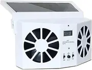 PMGMZPGPMA ABS Solar Powered Car Cooling Fan Cooler Automatic Vents Exhaust Ventilation Eliminate Pet Tobacco Odors Car Fan Car Fans & Kits